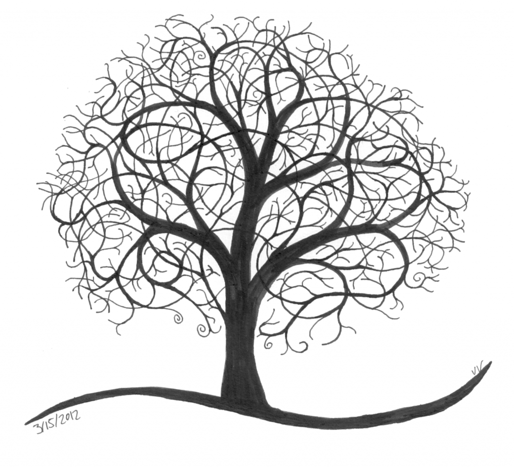 A sketch of a tree