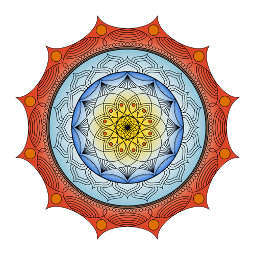 World on Fire Mandala